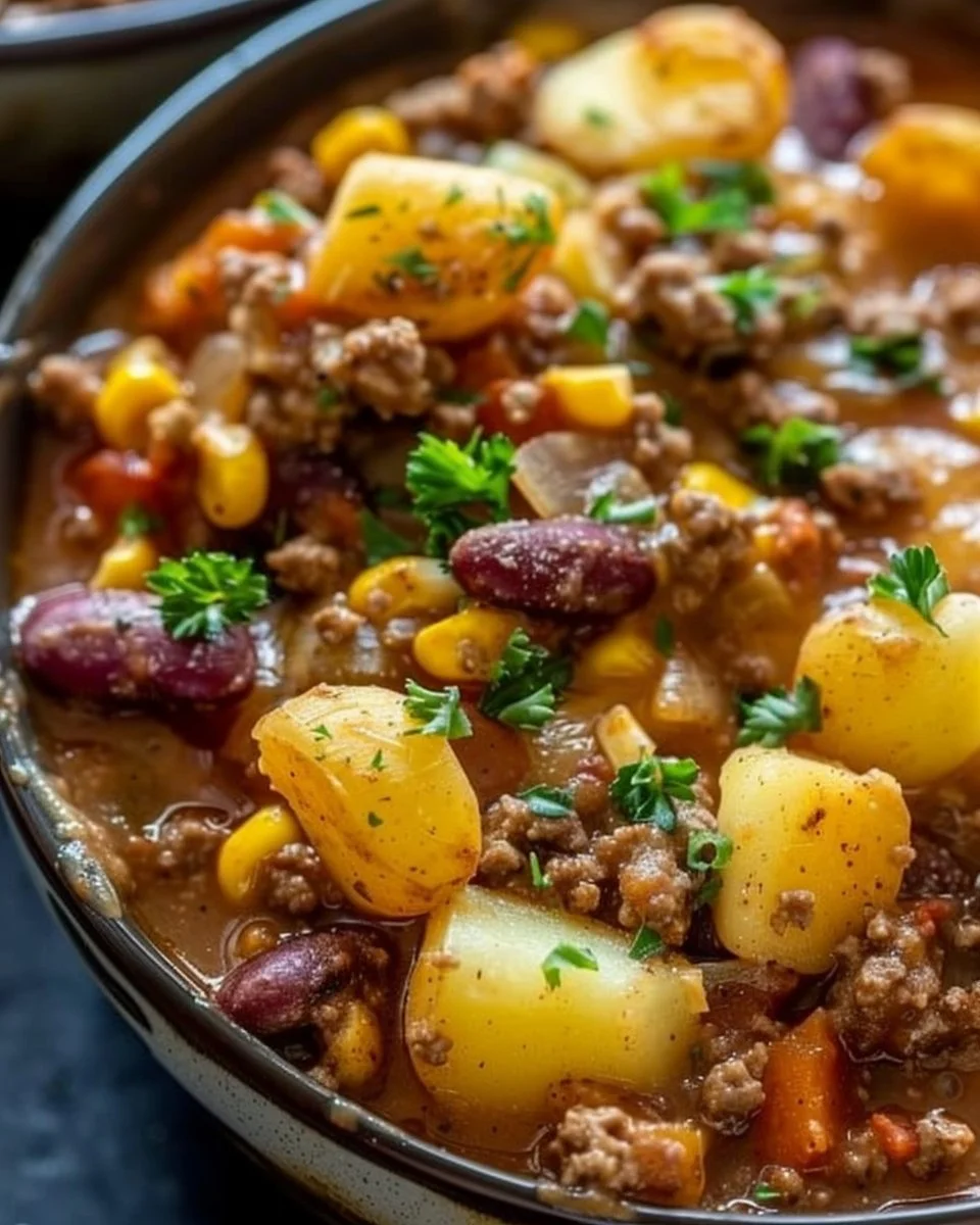 Slow Cooker Cowboy Casserole