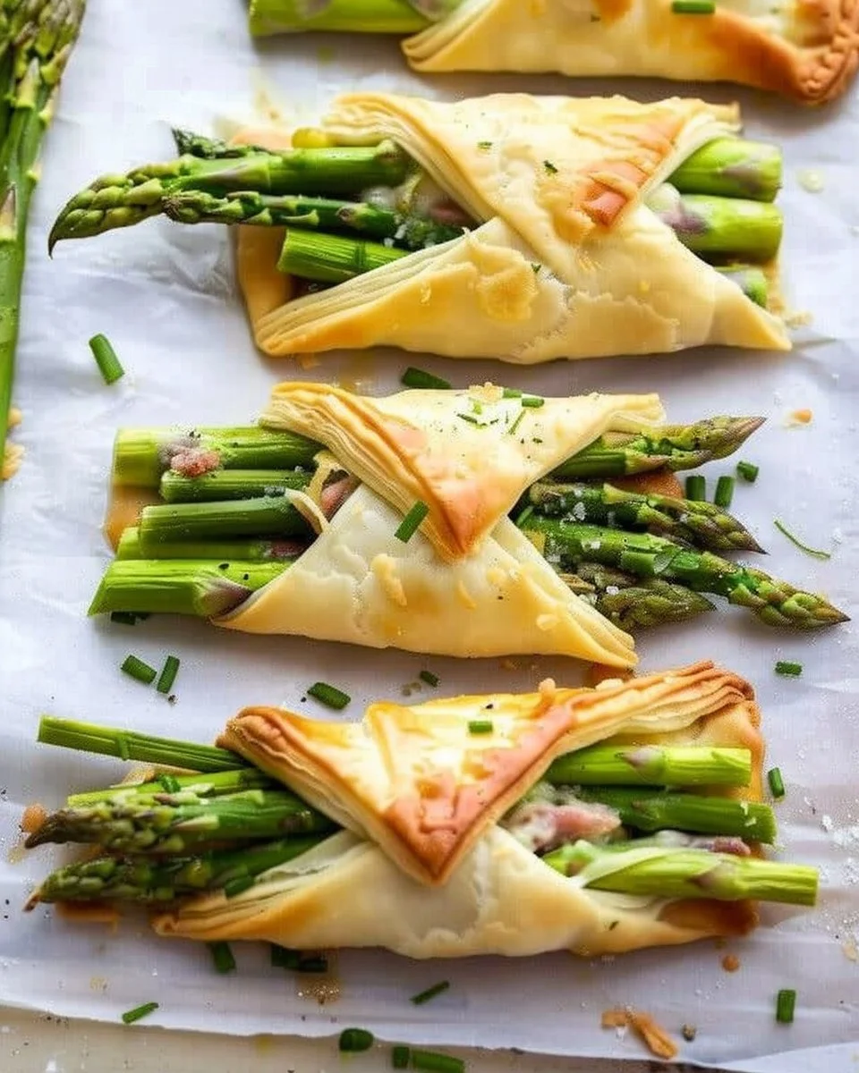 Asparagus Puff Pastry Bundles