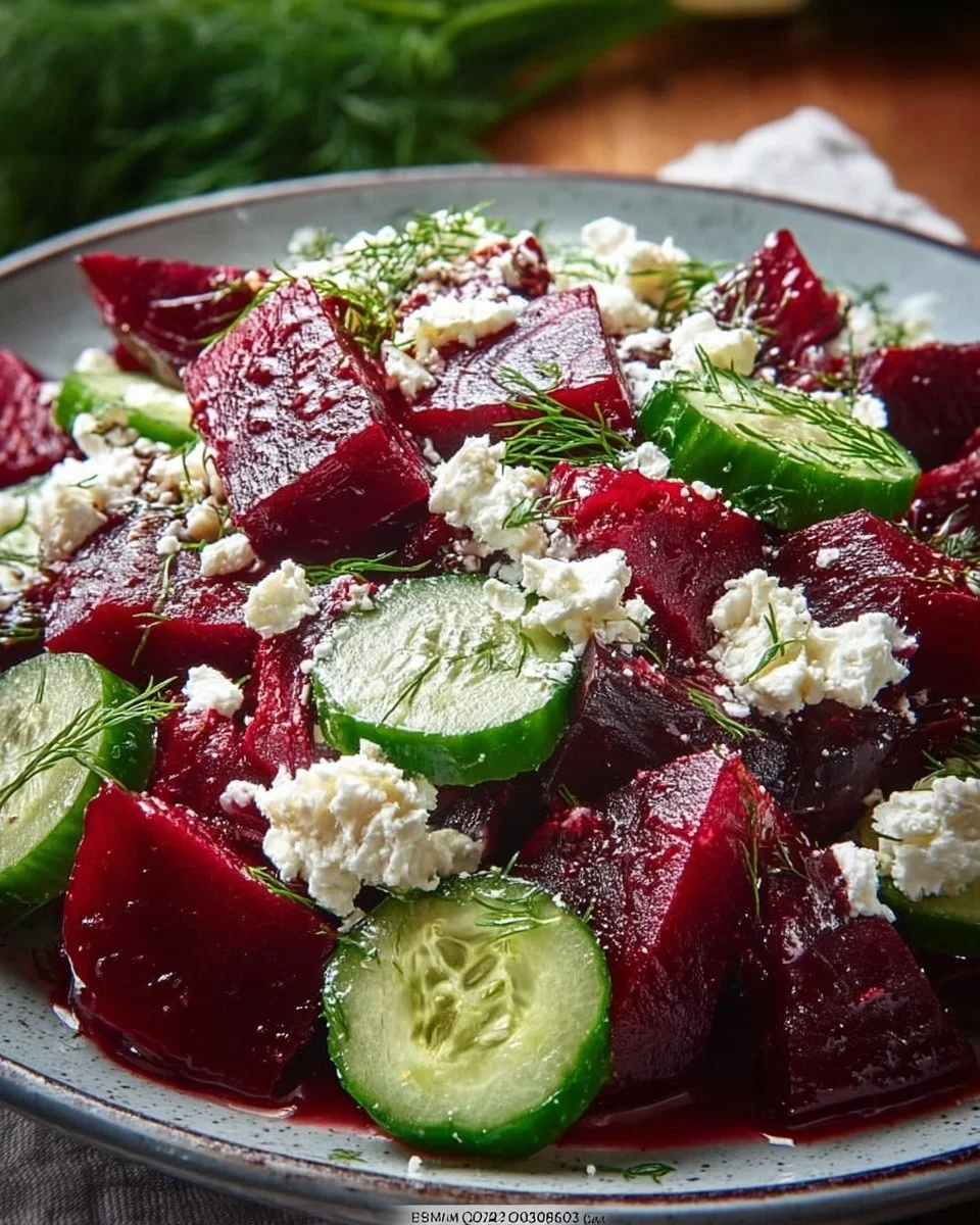 Beet Salad with Feta, Cucumbers, and Dill: A Refreshing Delight! 3 Beet Salad with Feta, Cucumbers, and Dill: A Refreshing Delight!