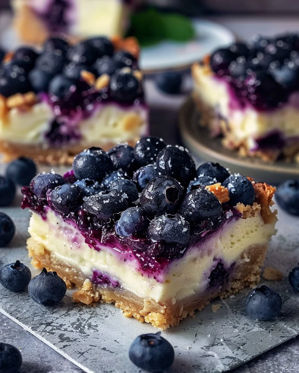 Blueberry Cheesecake Bars