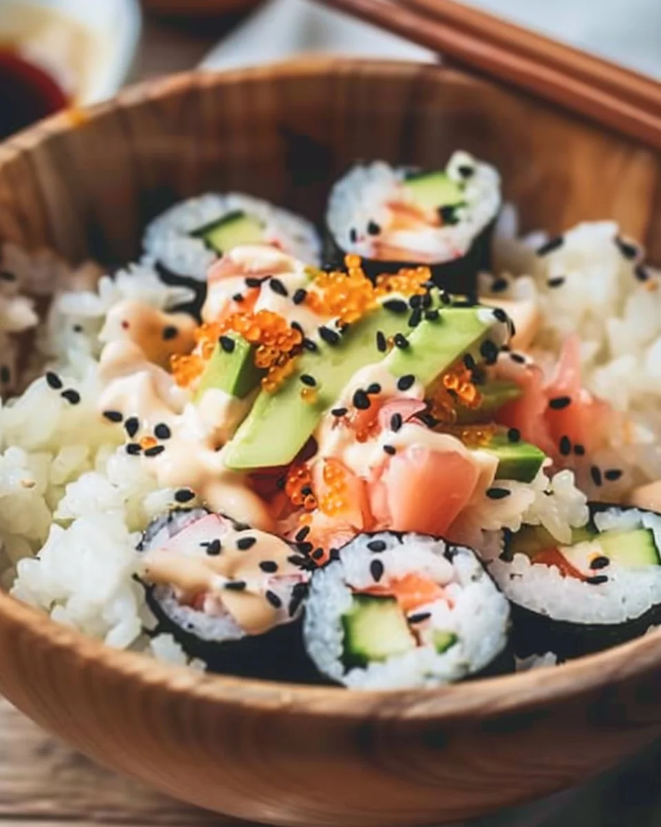 California Roll Sushi Bowl