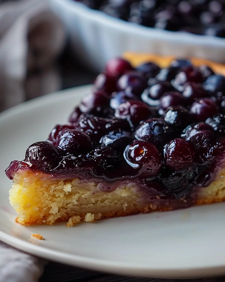 Caramelized Blueberry Upside Down Cake 3 Caramelized Blueberry Upside Down Cake