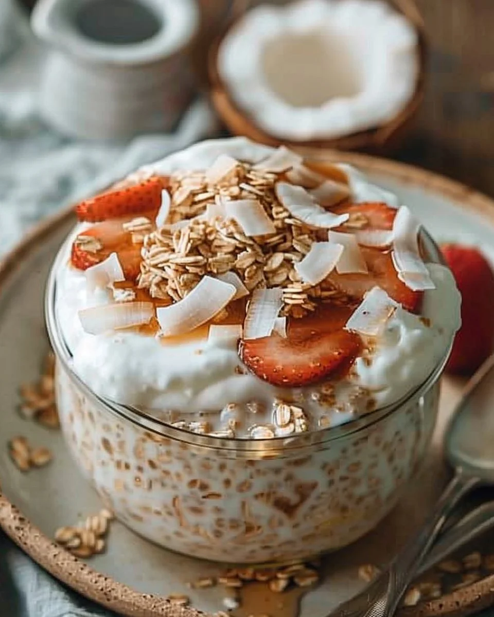 Coconut Cream Pie Overnight Oats 3 Coconut Cream Pie Overnight Oats