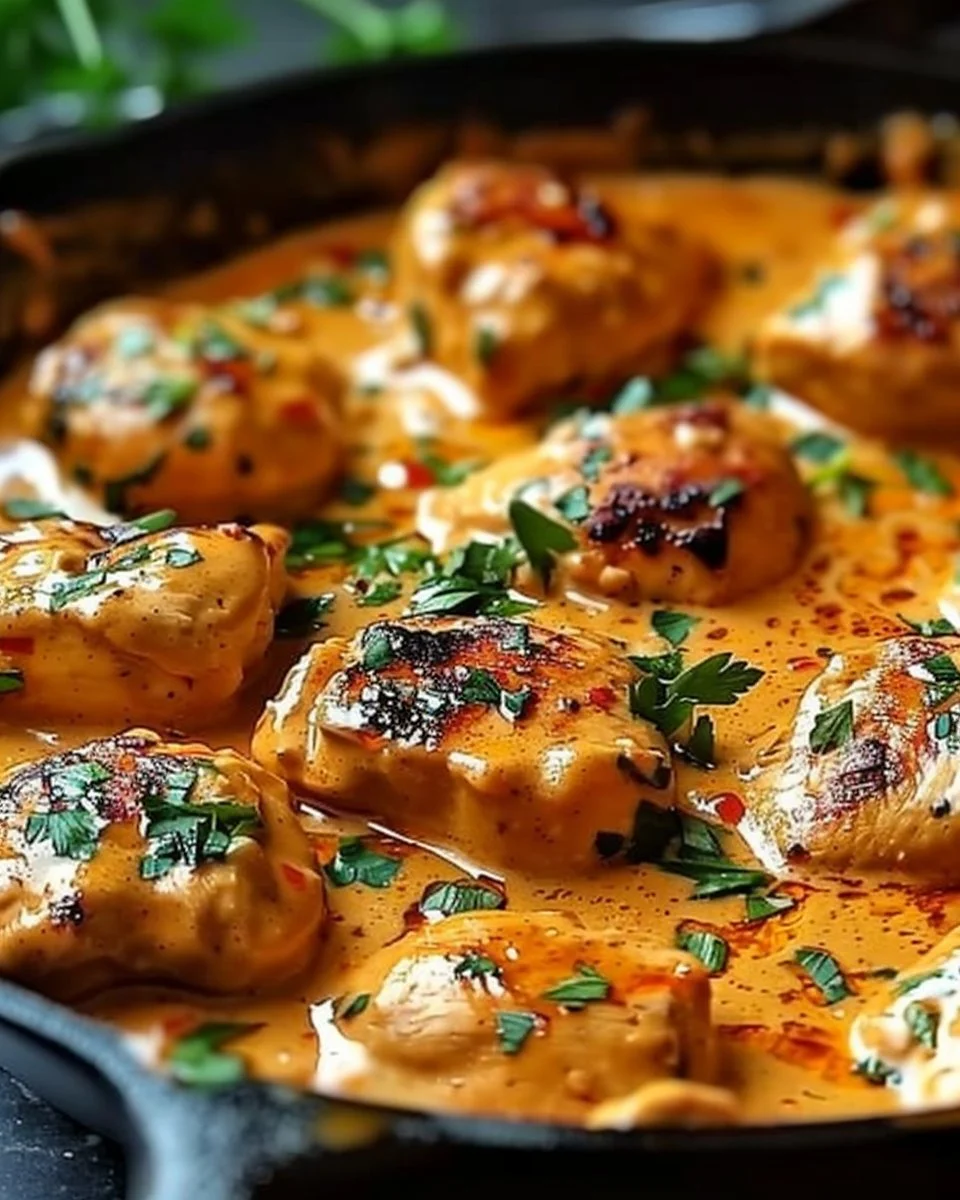 Copycat Texas Roadhouse Butter Chicken Skillet
