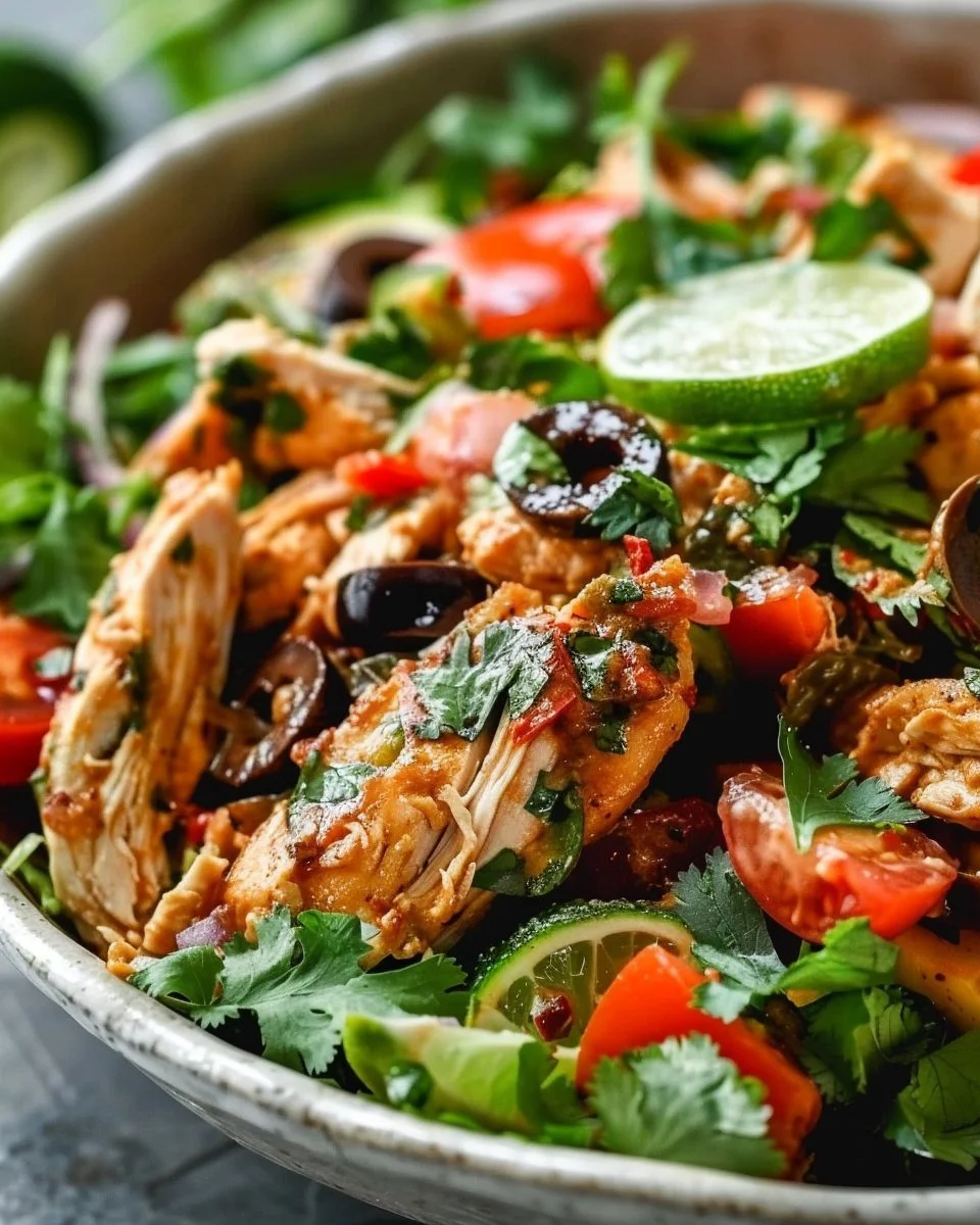 Creamy Chipotle Lime Chicken Salad That’s Bold, Fresh, and Irresistible