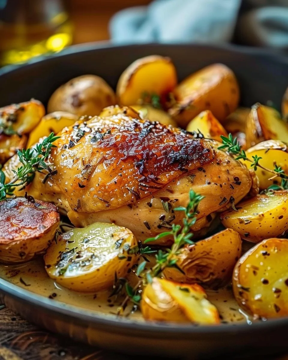 Creamy Garlic Chicken Potatoes 3 Creamy Garlic Chicken Potatoes