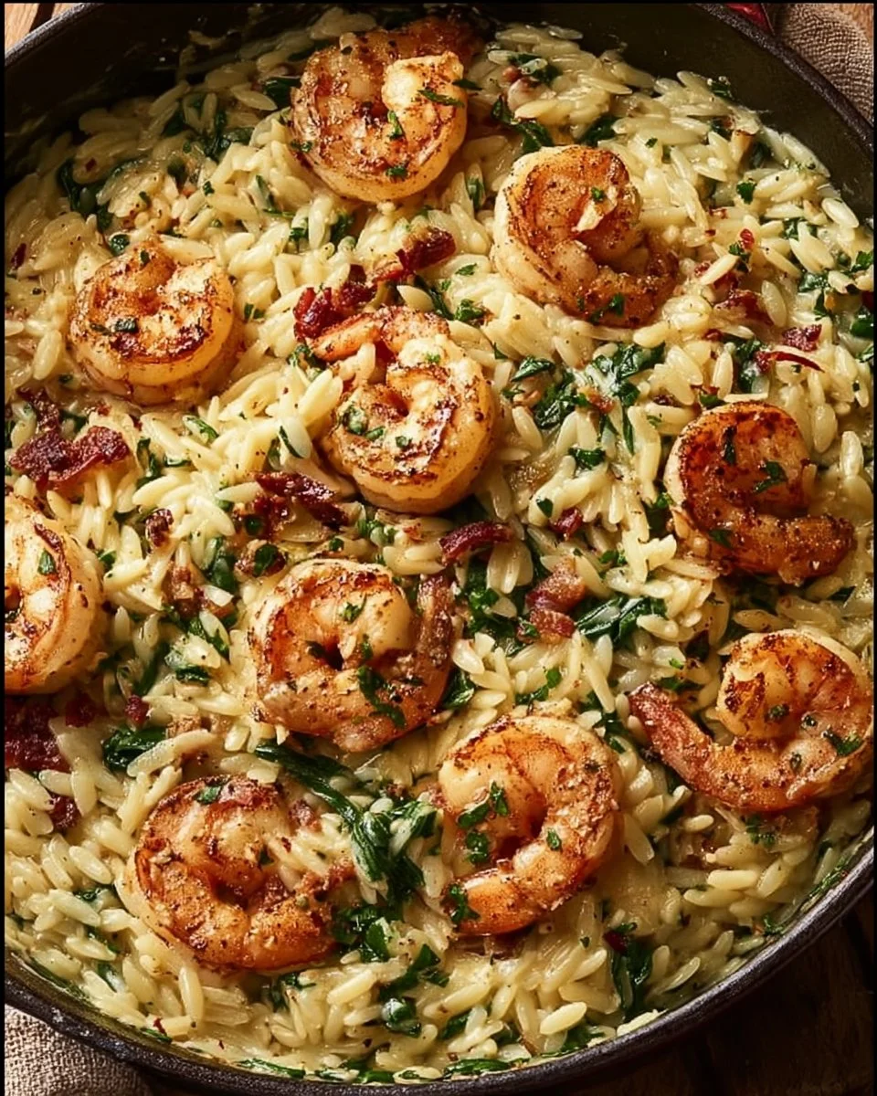 Creamy Orzo with Shrimp 3 Creamy Orzo with Shrimp