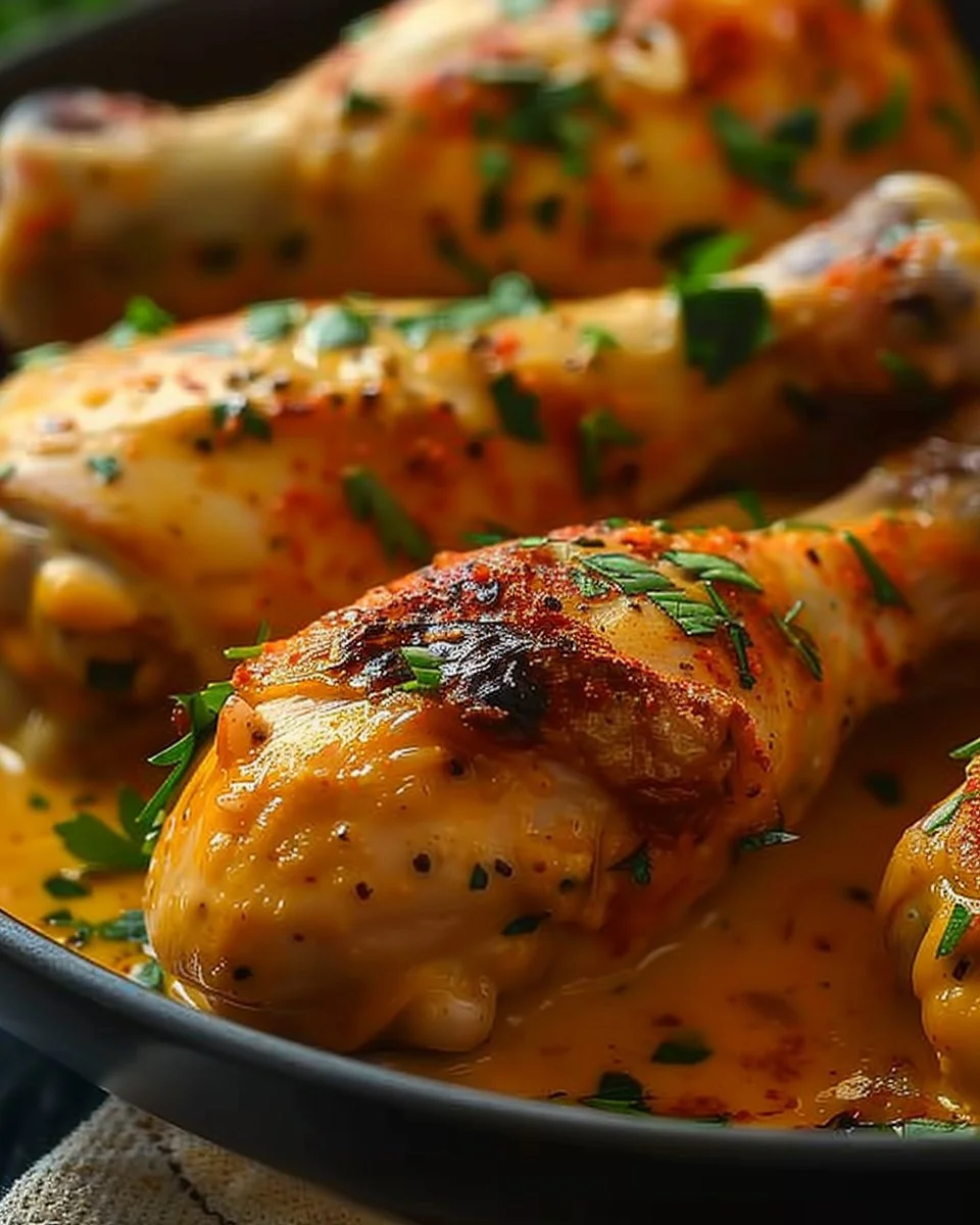 Creamy Paprika Chicken Drumsticks 2 Creamy Paprika Chicken Drumsticks