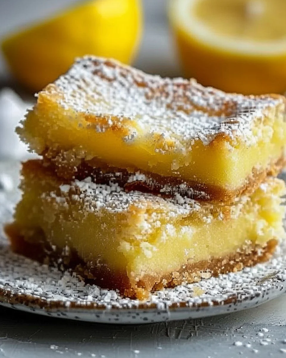 Creamy Zesty Buttery Lemon Bars