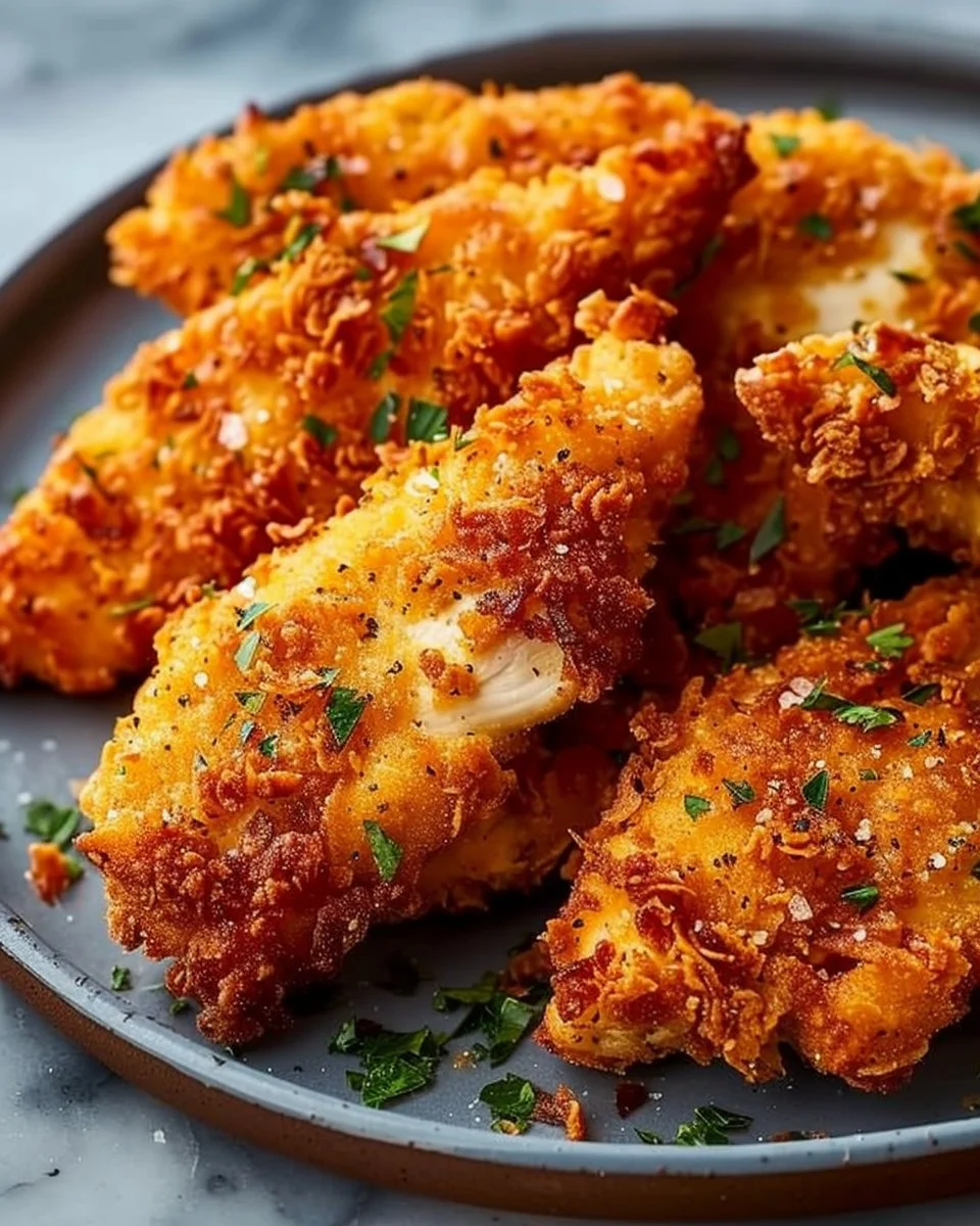 Crispy Air Fryer Chicken Tenders 2 Crispy Air Fryer Chicken Tenders