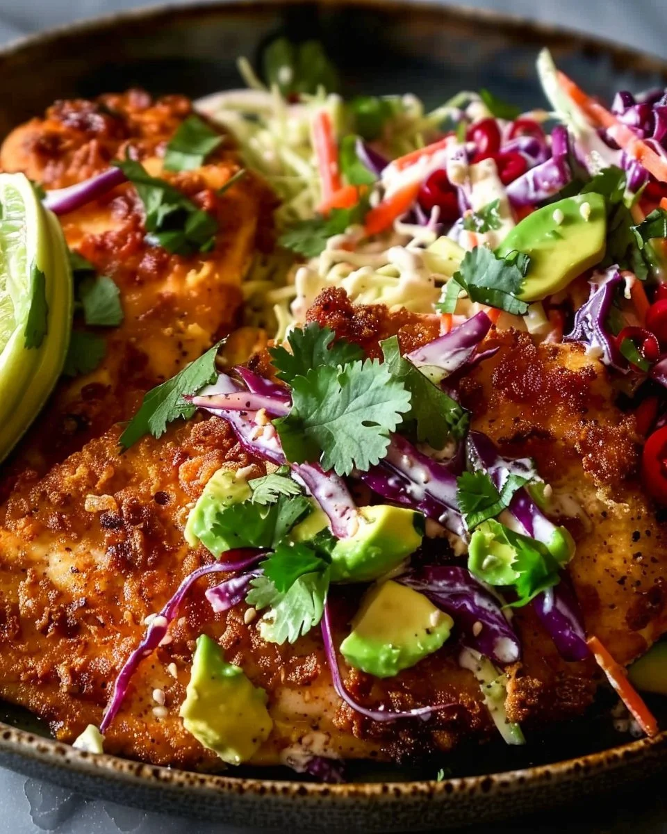 Crispy Chipotle Chicken with Avocado Slaw Recipe That Delivers Bold Flavor