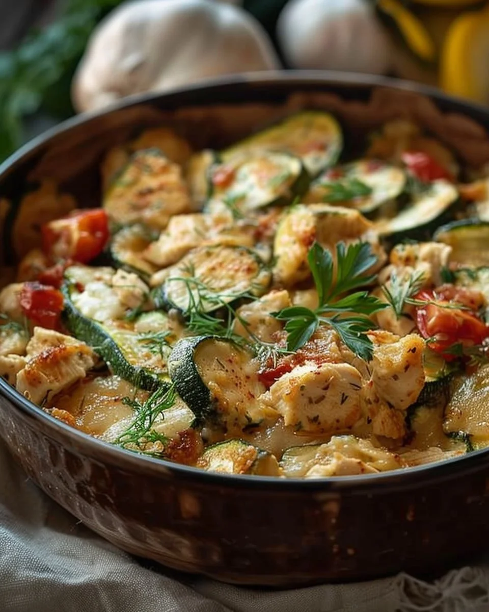 Easy Chicken Zucchini Casserole – Perfect for Busy Weeknights