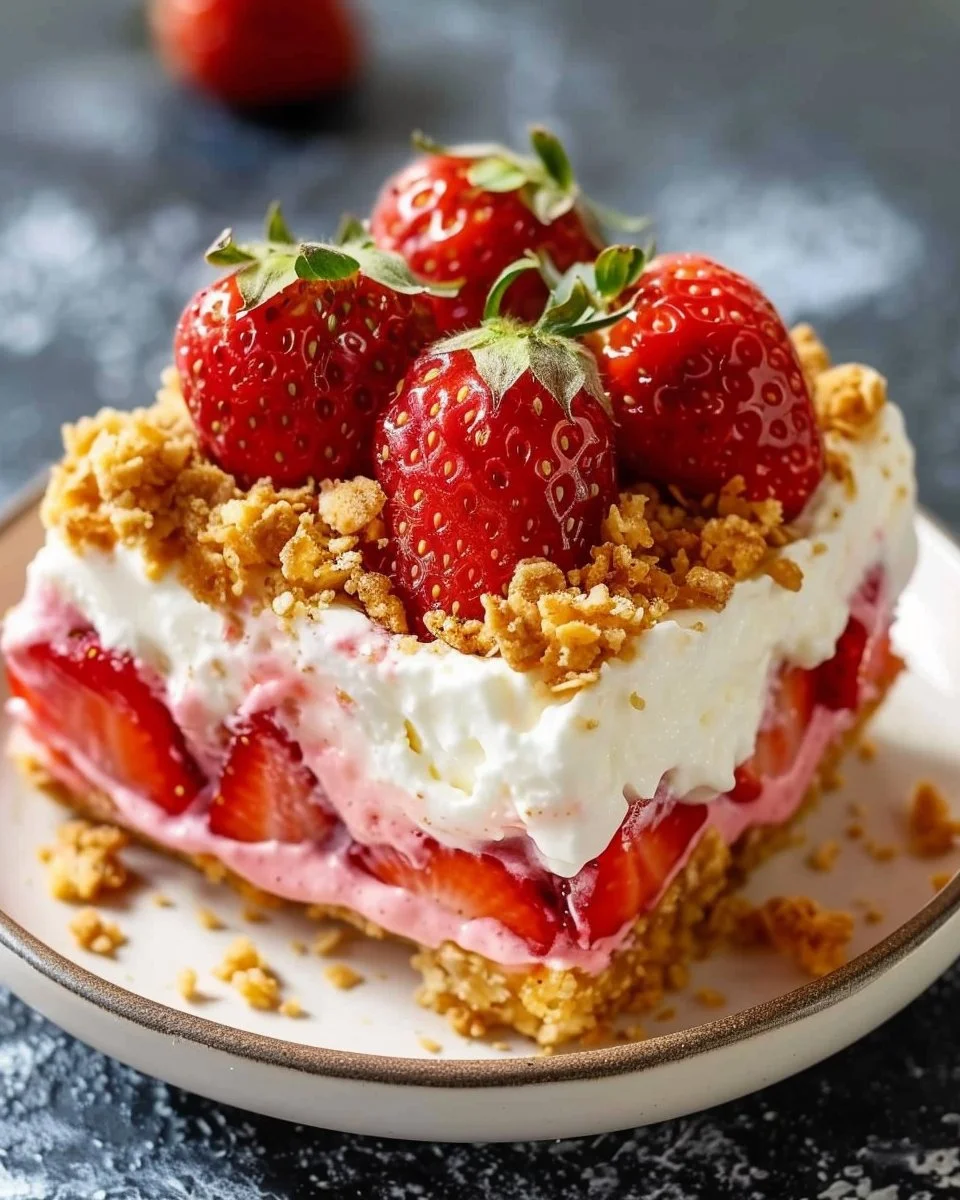 Easy No-Bake Strawberry Dessert