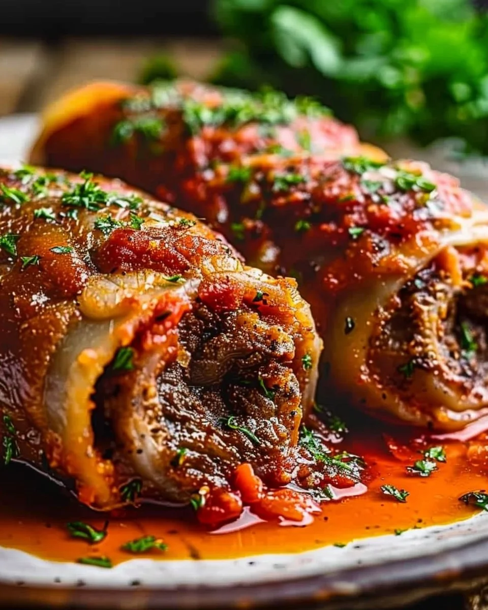 Giada's Braciole 1 Delicious Giada's Braciole dish, an authentic Italian rolled meat recipe.
