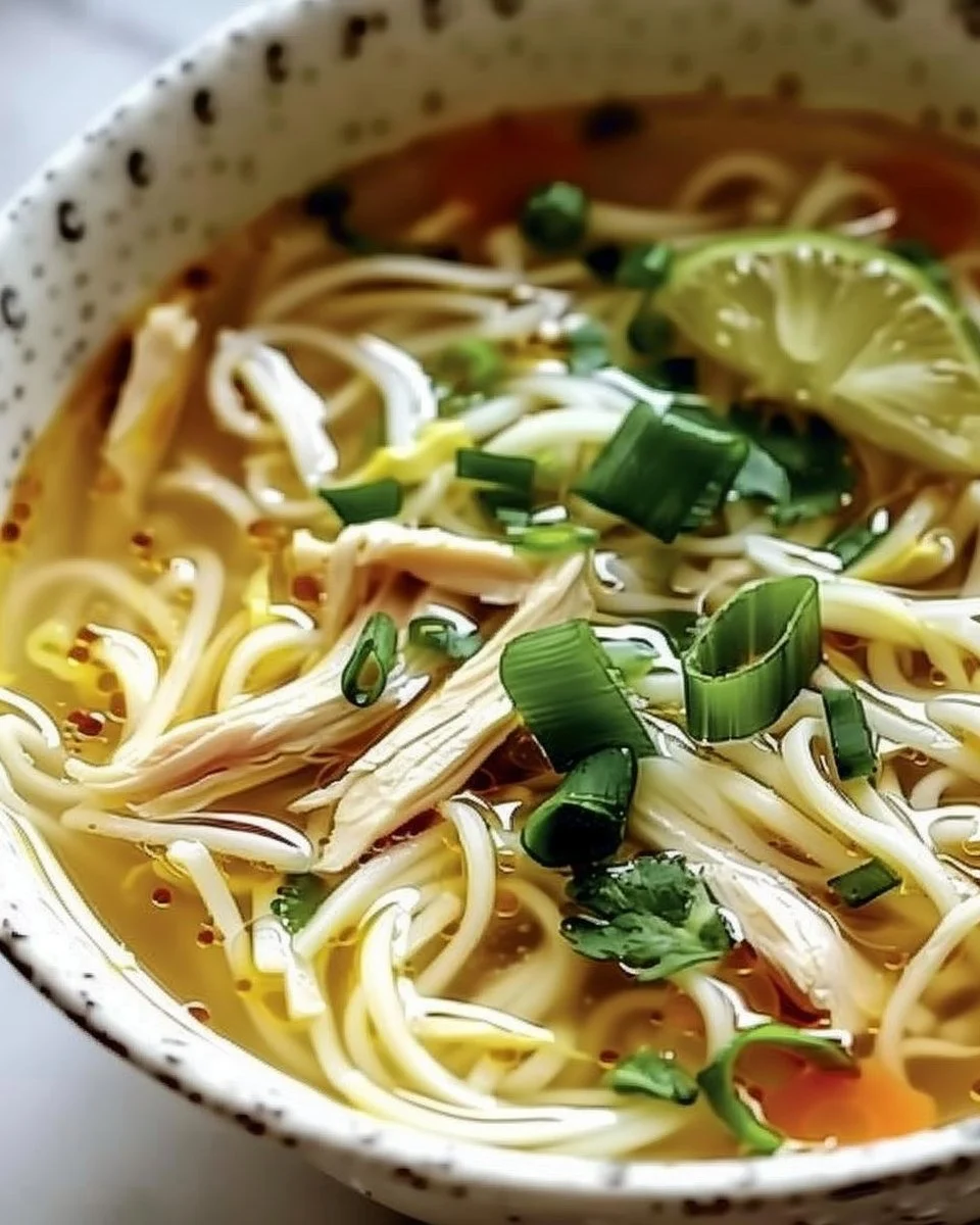 Ginger Garlic Chicken Noodle Soup 2 Ginger Garlic Chicken Noodle Soup