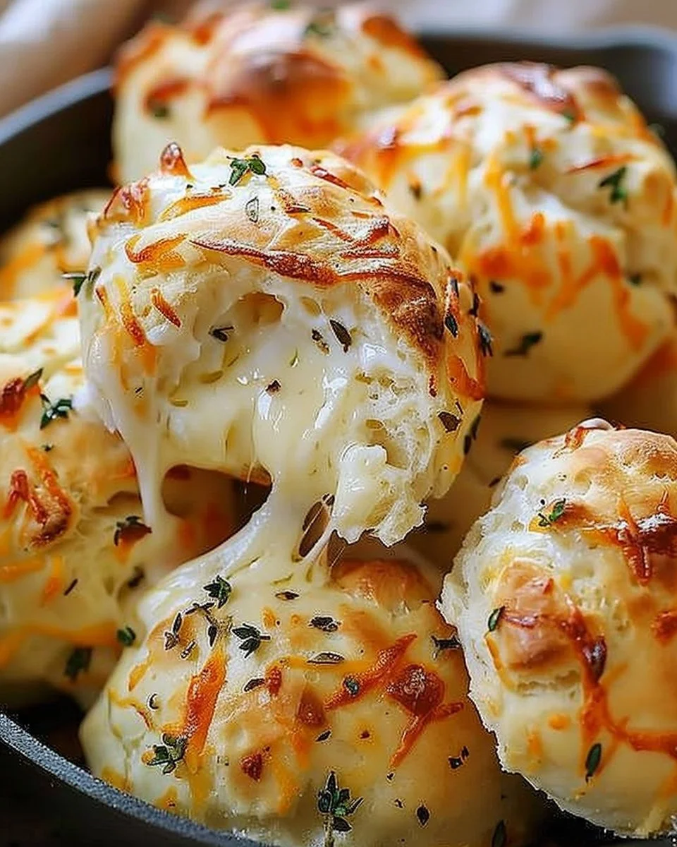Gooey Mozzarella Biscuit Bombs