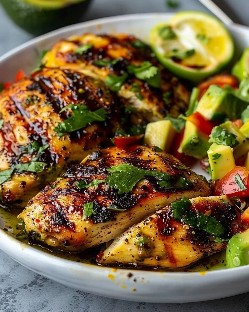 Grilled California Avocado Chicken 2 Grilled California Avocado Chicken