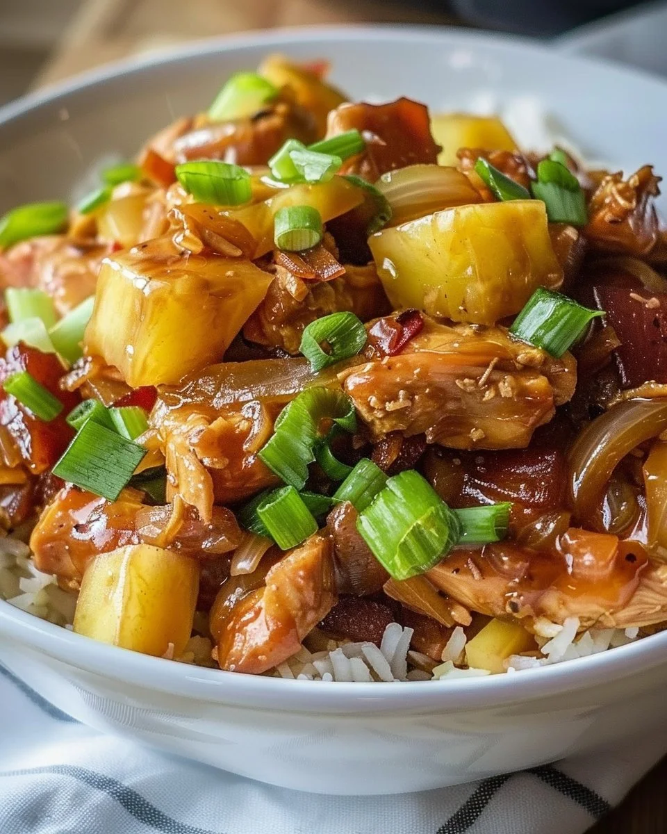 Hawaiian Crockpot Chicken 3 Hawaiian Crockpot Chicken