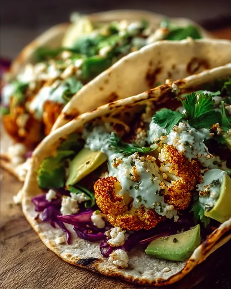 Healthy Cauliflower Tacos 3 Healthy Cauliflower Tacos