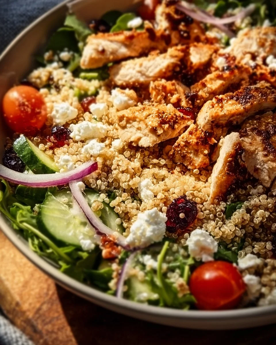 Healthy Chicken Quinoa Salad