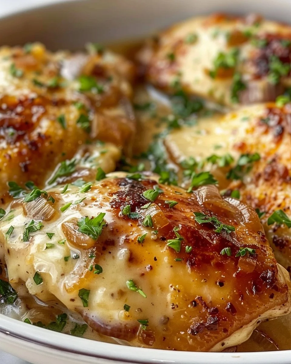 High Protein French Onion Chicken 2 High Protein French Onion Chicken