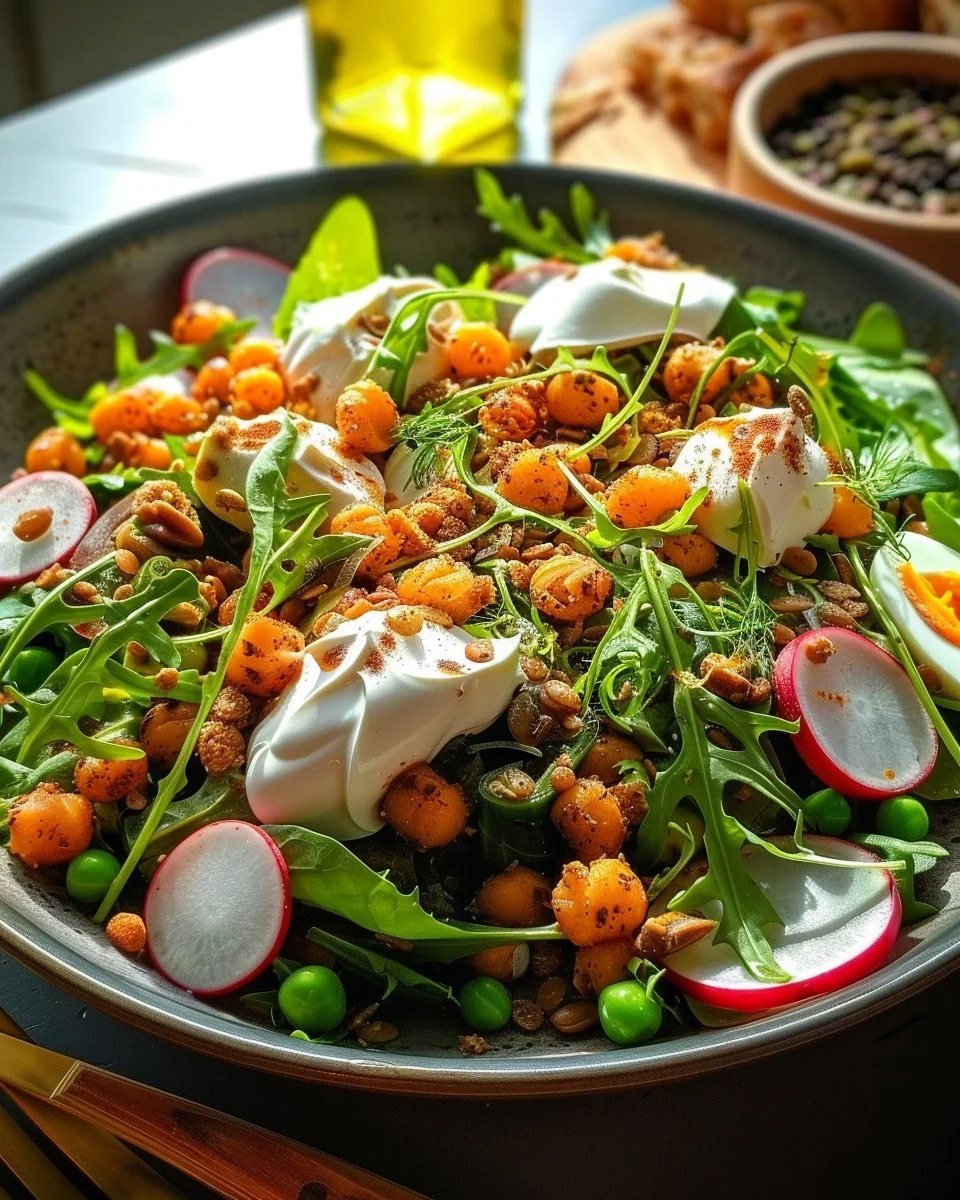 High Protein Spring Salad