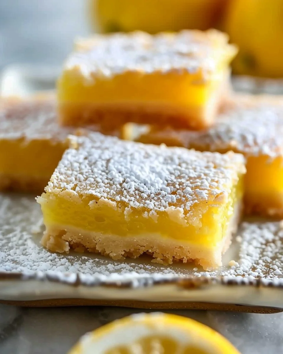 Homemade Lemon Bars