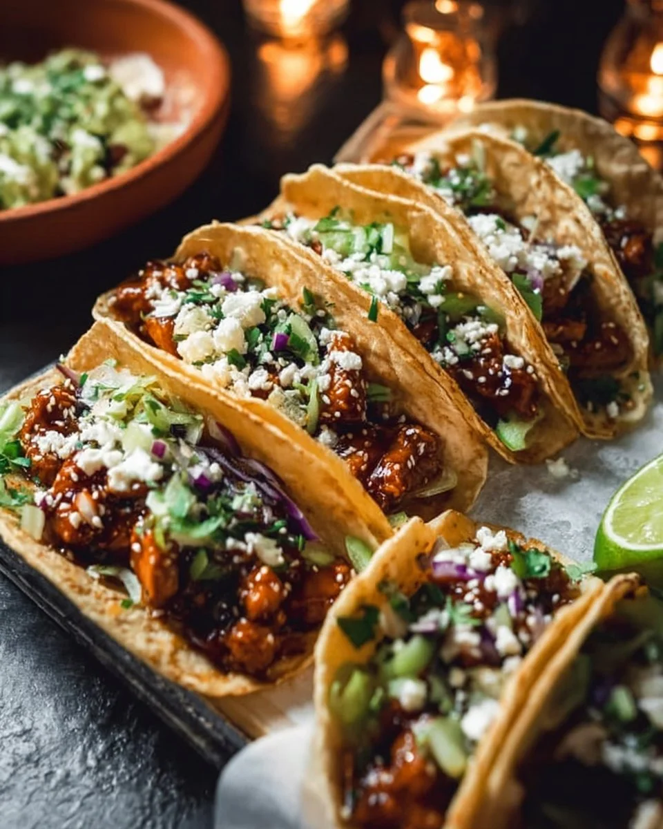 Honey Chicken Tacos