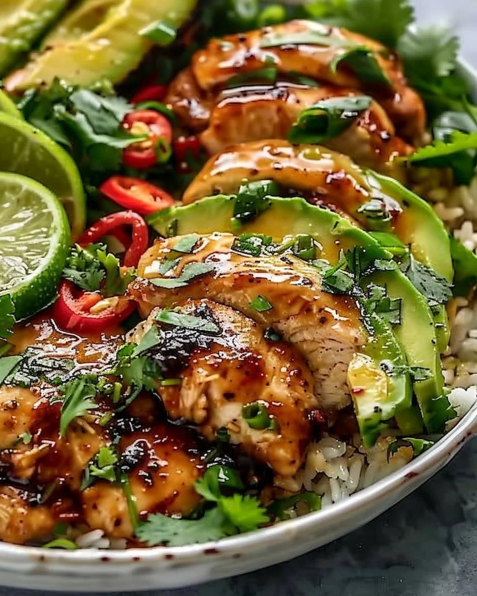 Honey Lime Chicken Avocado
