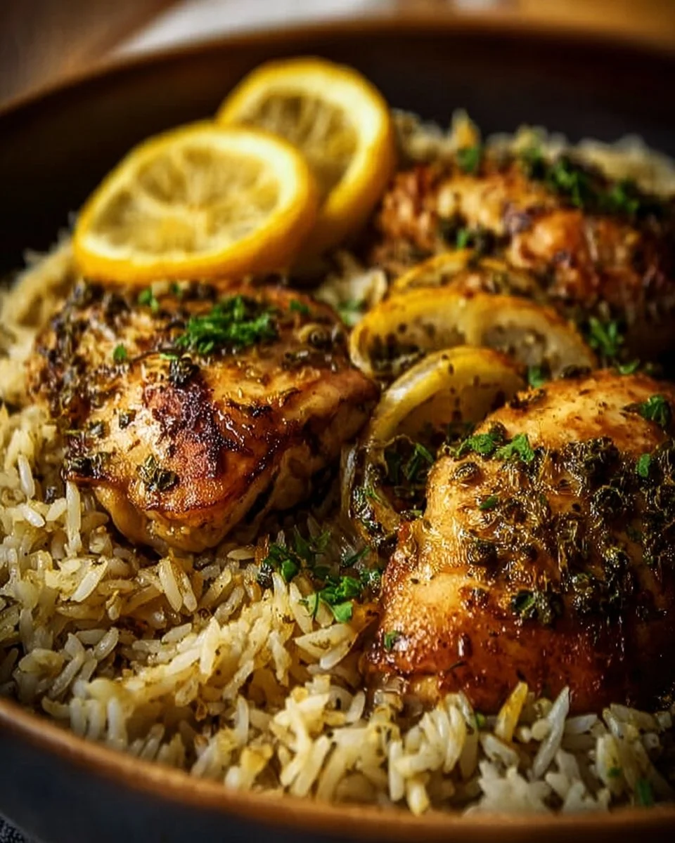Lemon Chicken and Rice