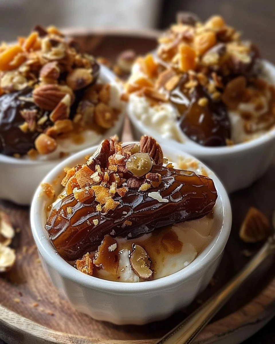 No-Bake Stuffed Date Desserts