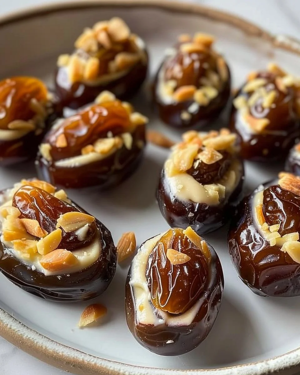 No-Bake Stuffed Date Desserts