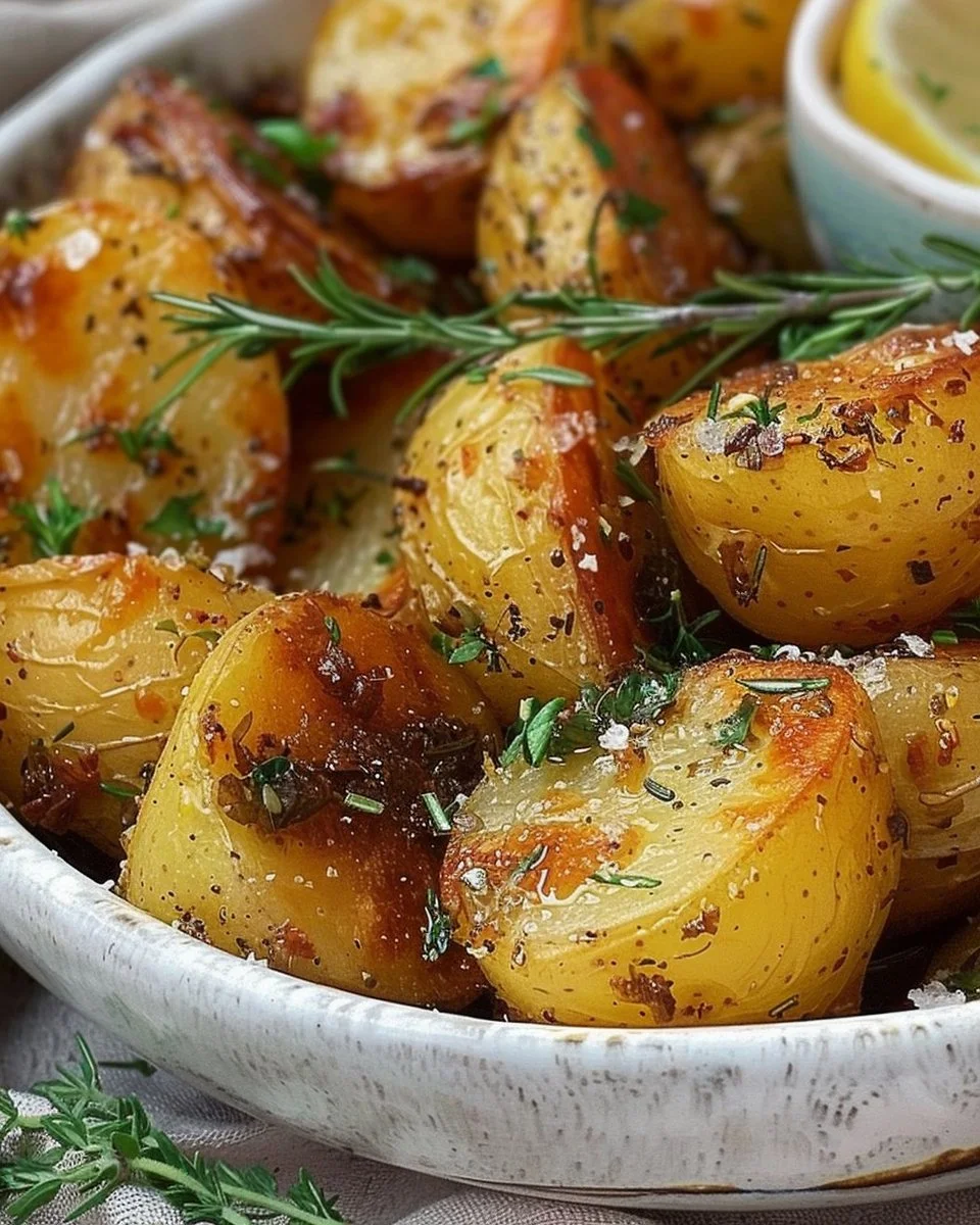 Perfect Greek Lemon Potatoes