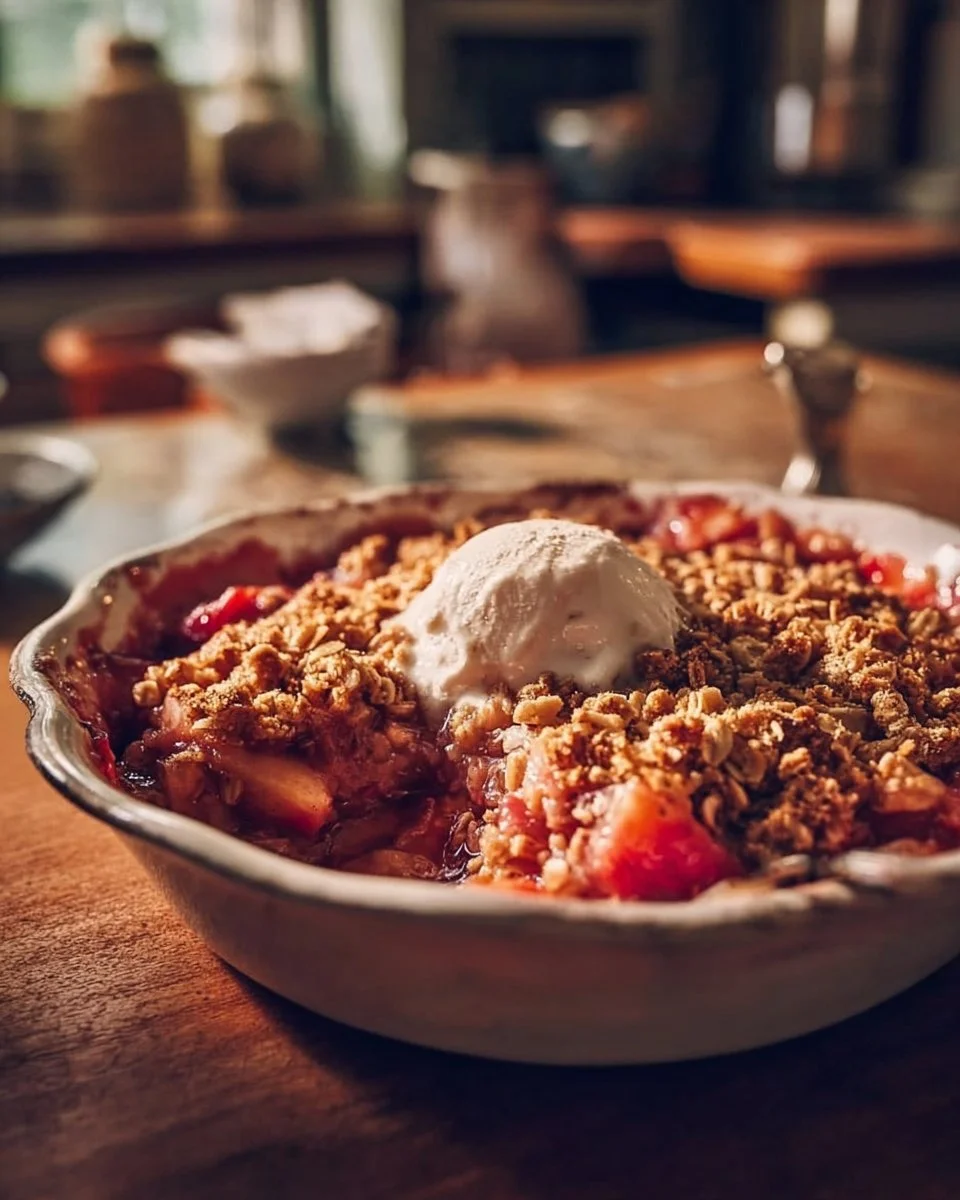 Rhubarb Crisp