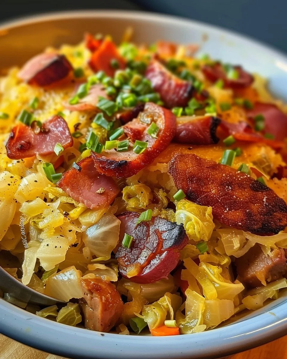 Southern Smothered Cabbage 3 Southern Smothered Cabbage