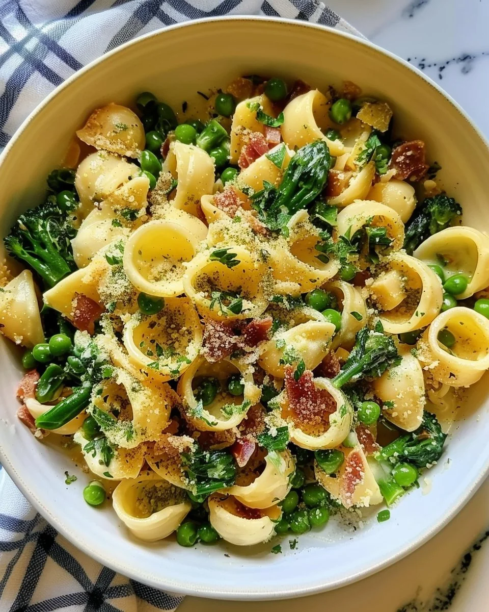 Spring Pasta Salad with Lemon-Herb Pangritata 3 Spring Pasta Salad with Lemon-Herb Pangritata