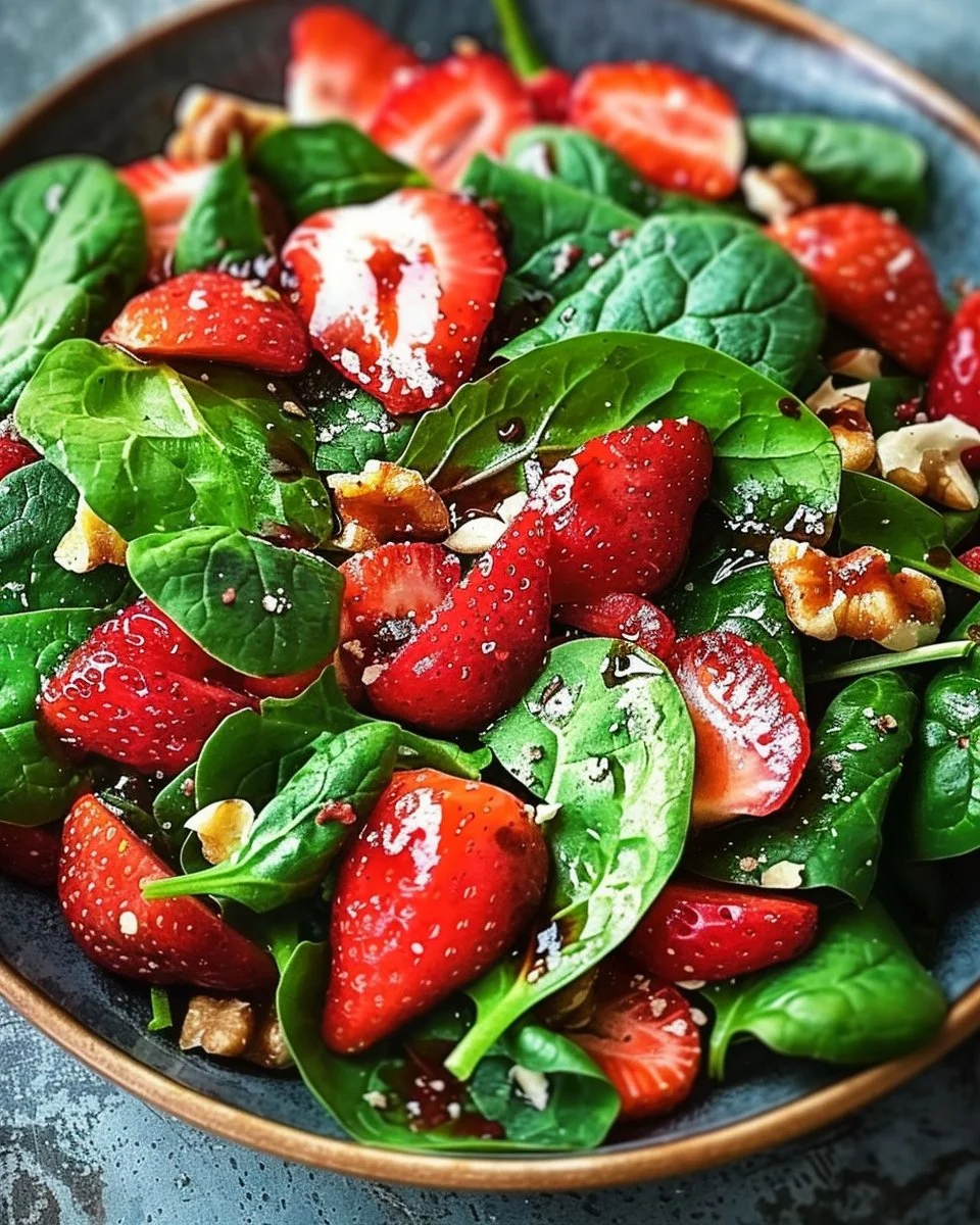 Strawberry Spinach Salad