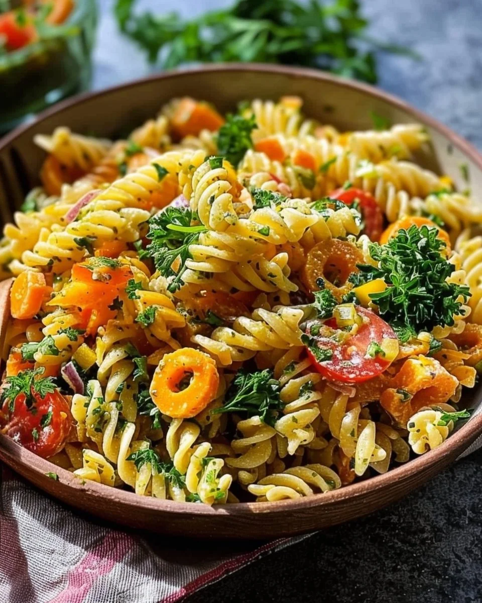 Tangy Pasta Salad 3 Tangy Pasta Salad