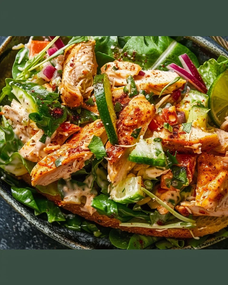 Zesty Chipotle Lime Chicken Salad That Bursts with Bold Flavor