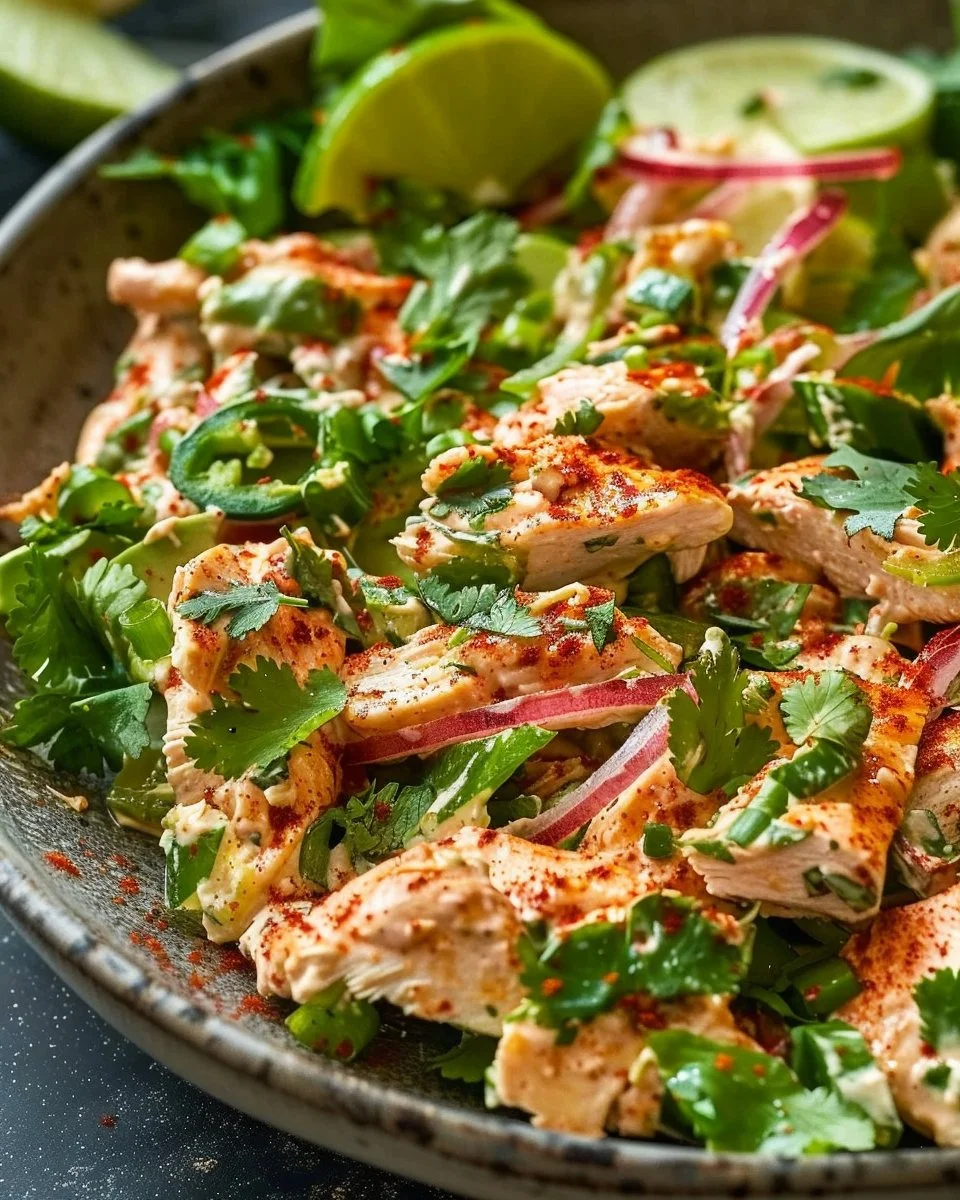 Zesty Chipotle Lime Chicken Salad That Bursts with Bold Flavor