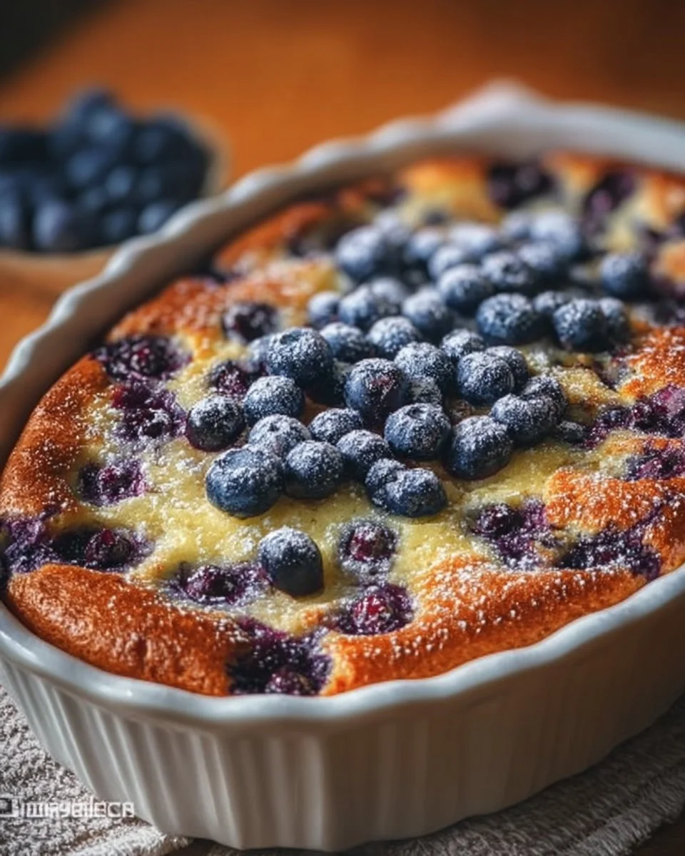 Blueberry Buttermilk Pancake Casserole