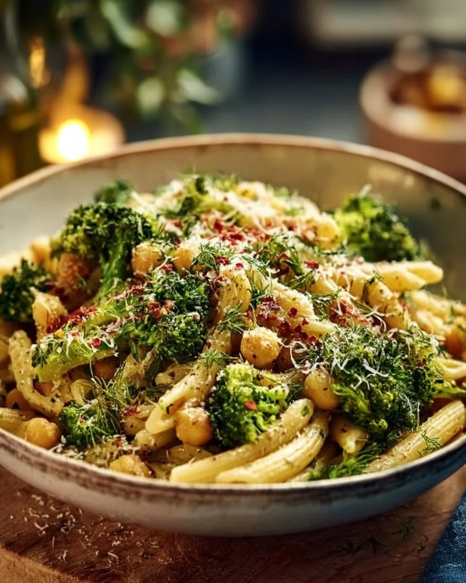 Broccoli Chickpea Pasta