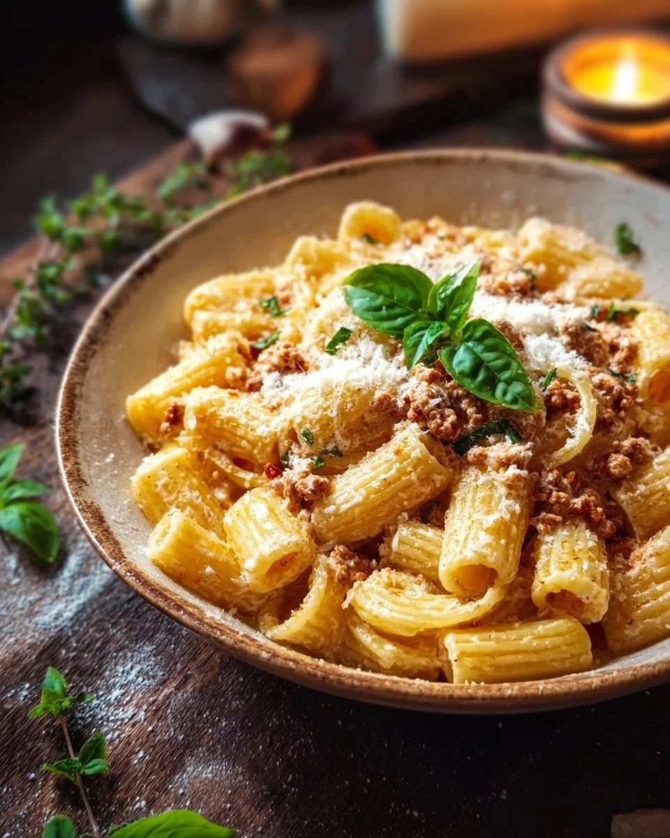 Creamy Cottage Cheese Pasta