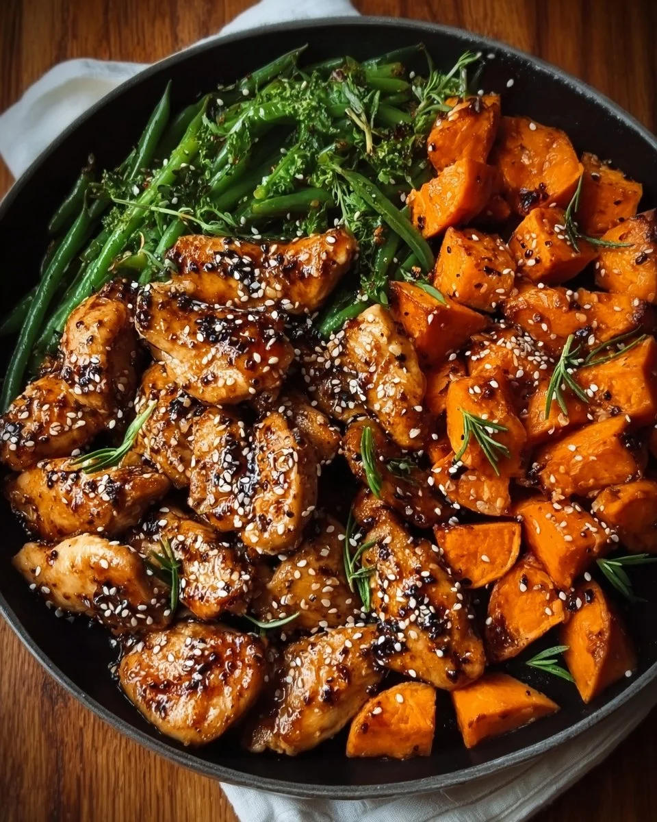 Discover the Best Honey Garlic Chicken and Sweet Potato Recipe for a Quick and Delicious Dinner
