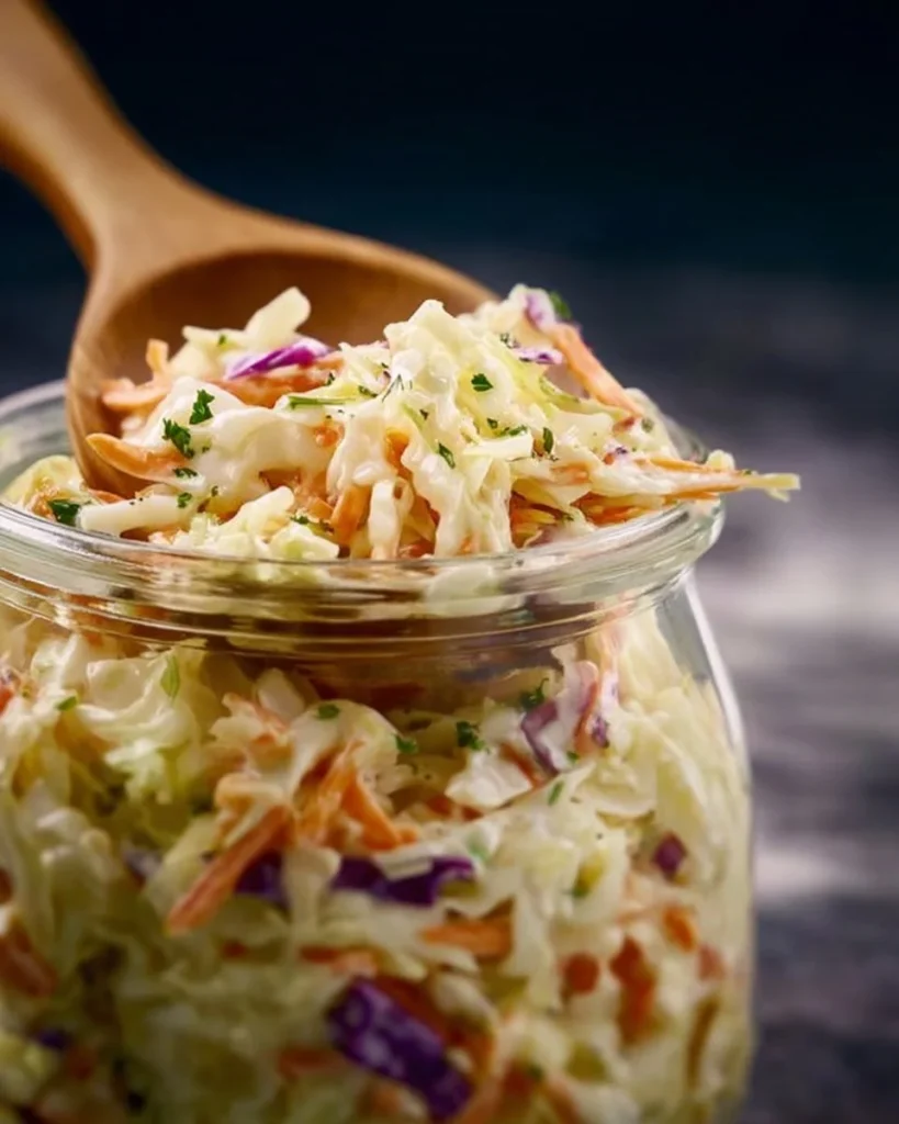 Gordon Ramsay's crunchy coleslaw recipe with fresh vegetables and dressing
