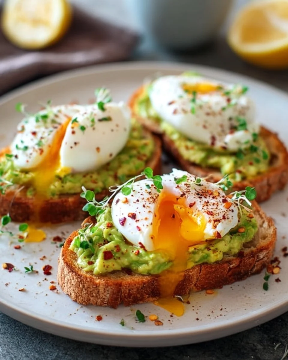 Gourmet Avocado Toast with Egg