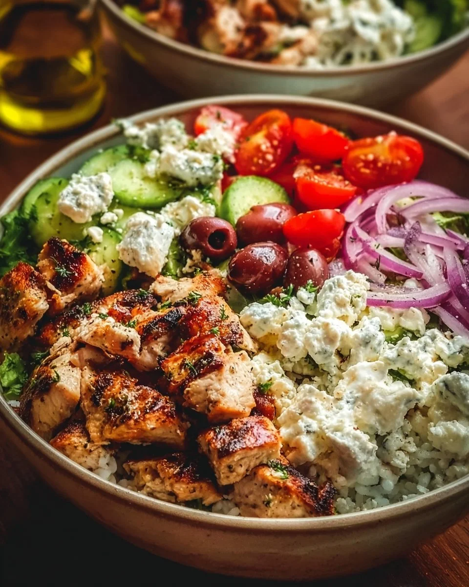Greek Chicken Bowls