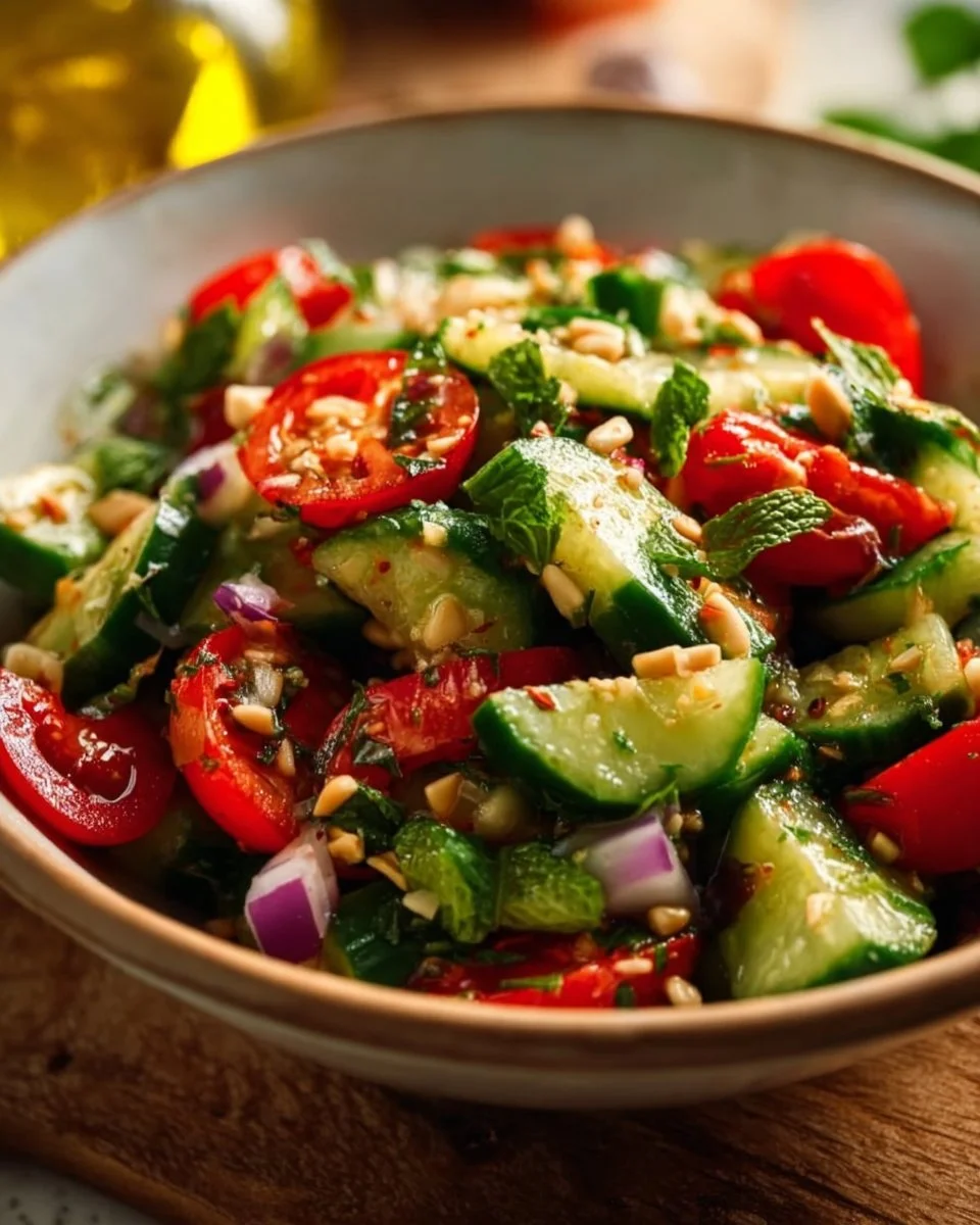 Mediterranean Cucumber Salad