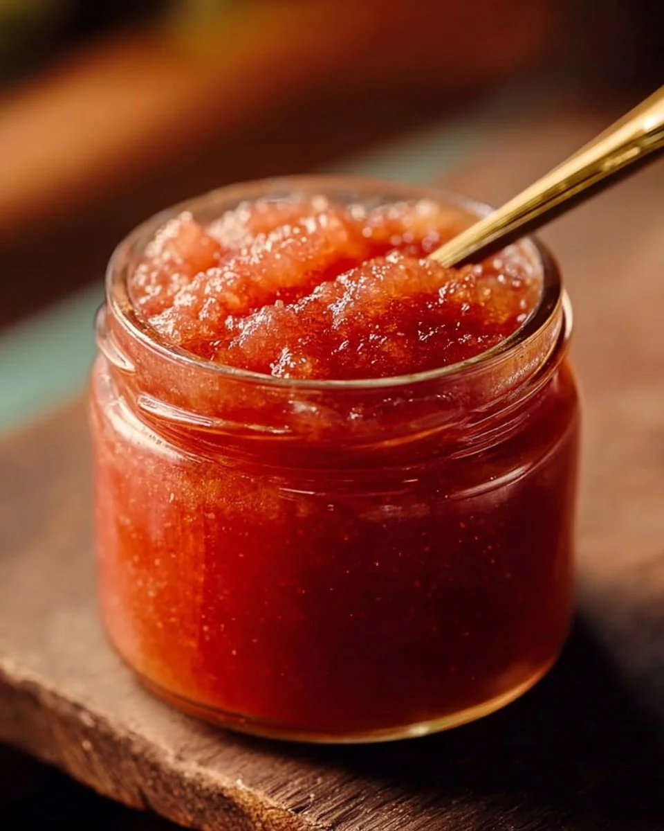 Natural Apple Rhubarb Jam